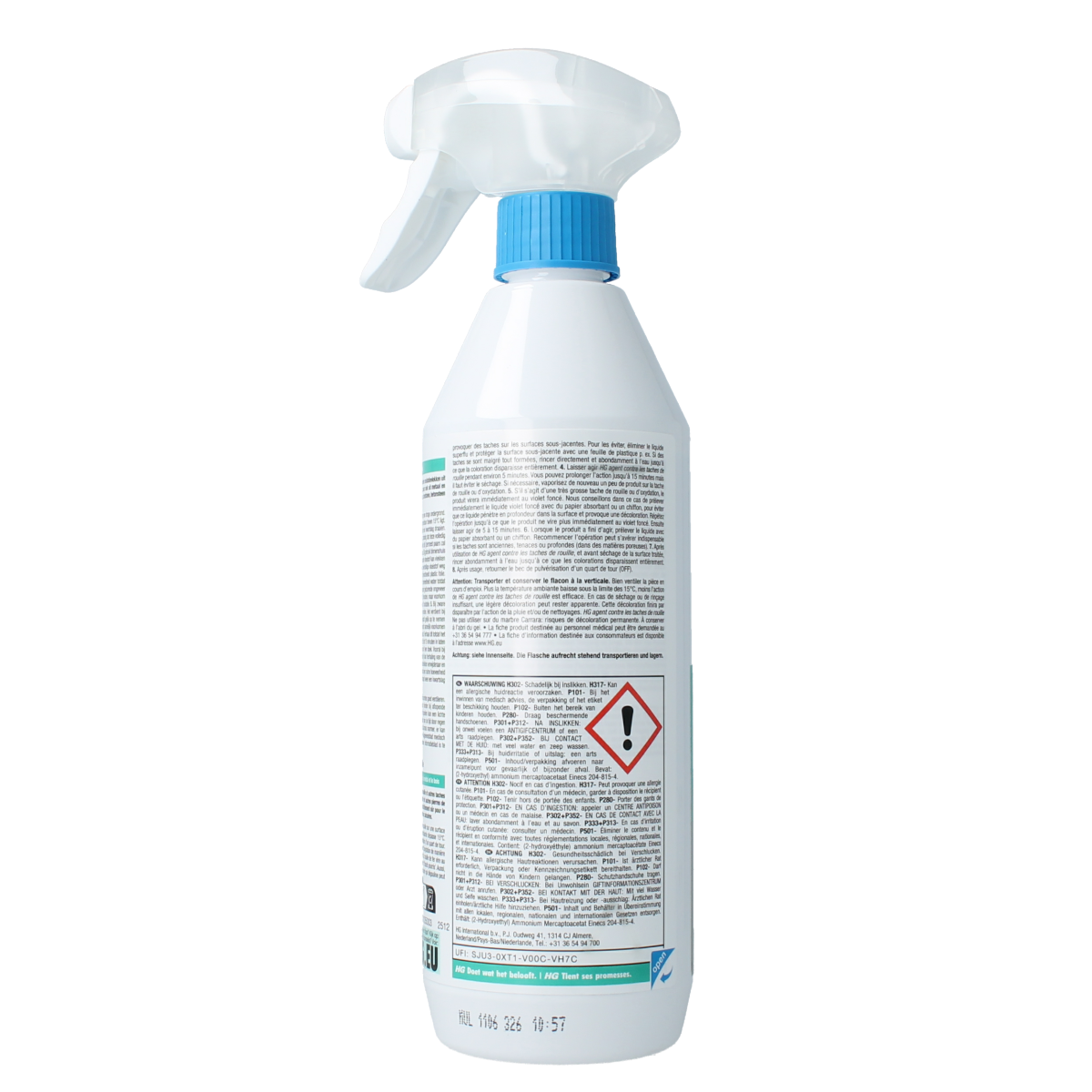 HG Roestvlekken verwijderaar 500.00 Milliliter