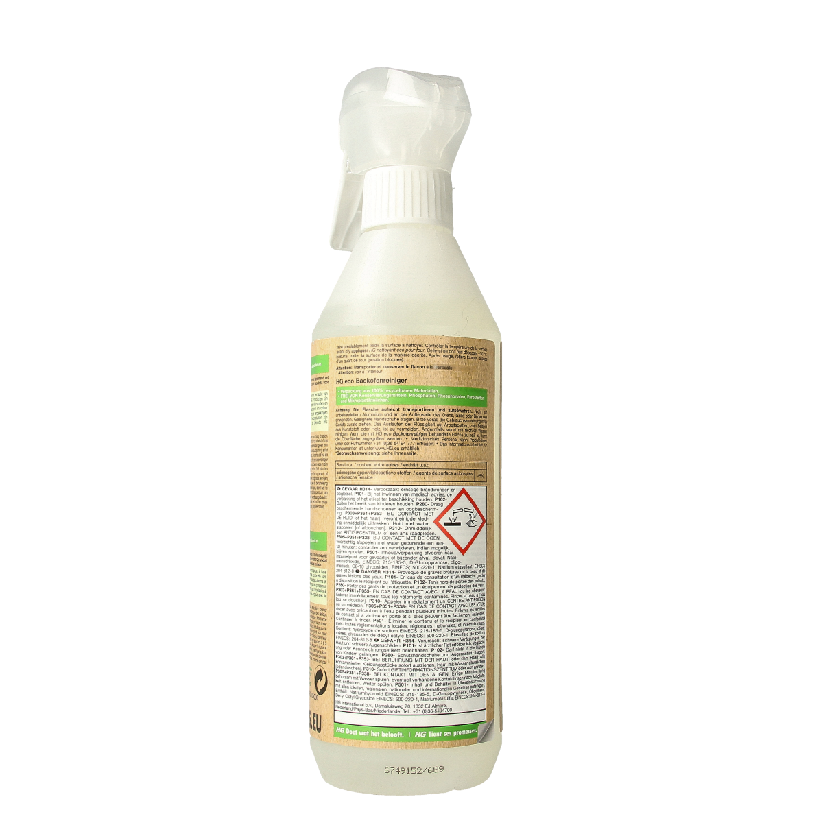 HG Eco ovenreiniger 500.00 Milliliter