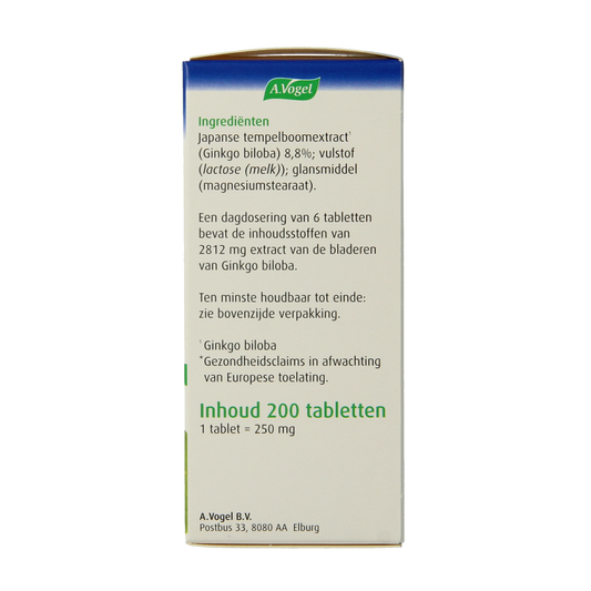 A Vogel Geriaforce doorbloeding 200.00 Tabletten