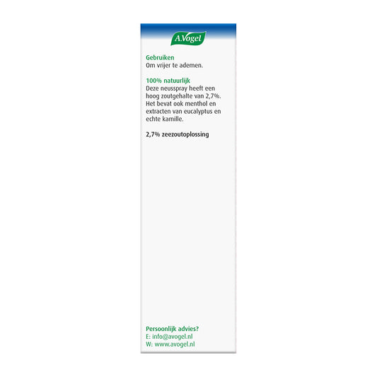 A Vogel Cinuforce neusspray extra sterk + menthol 20.00 Milliliter