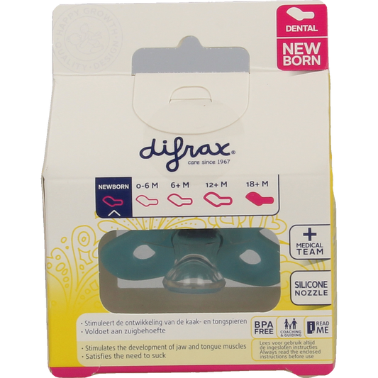 Difrax Fopspeen mini newborn dental 1.00 Stuks