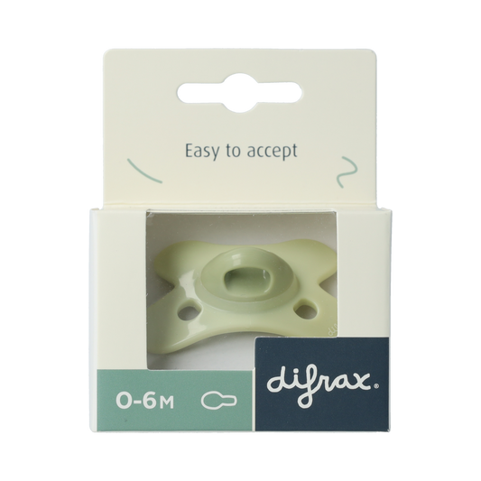 Difrax Fopspeen natural 0-6 meerdere kleuren 1.00 Stuks