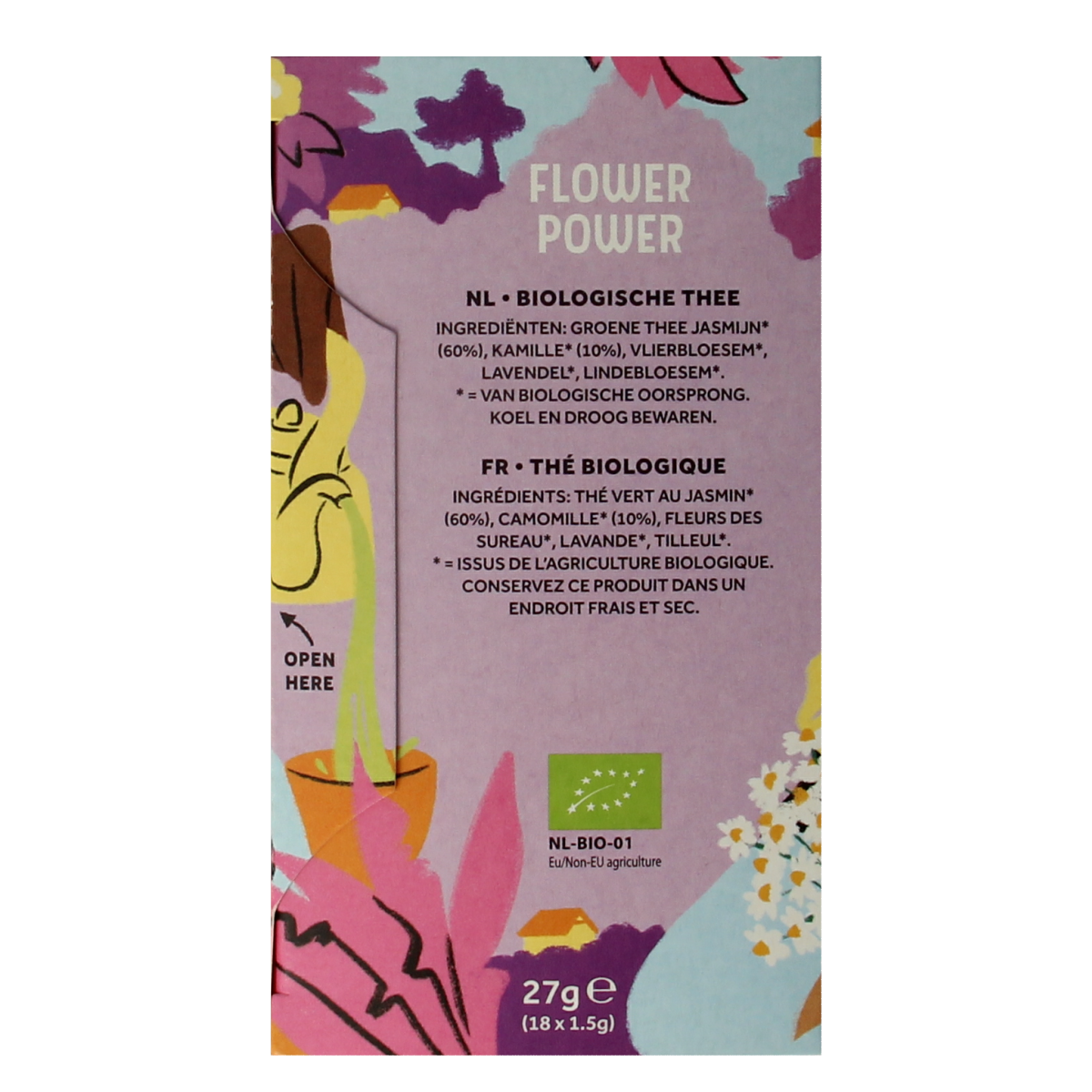 Cleo's Flower power bio 18.00 Zakjes