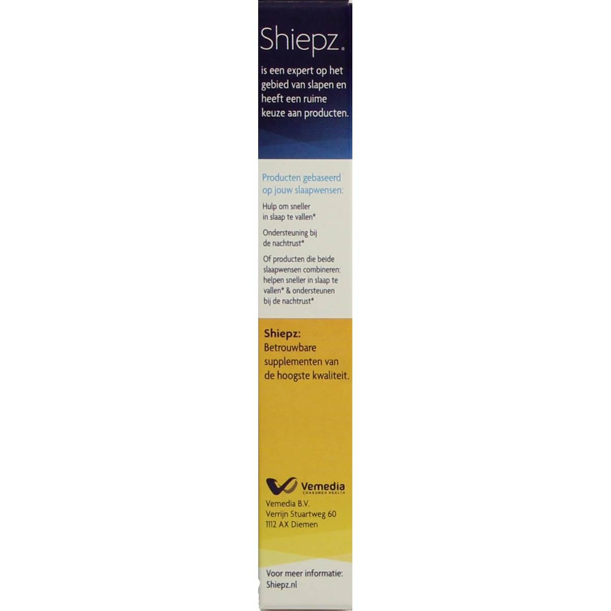 Shiepz Sneller in slaap 30.00 Tabletten