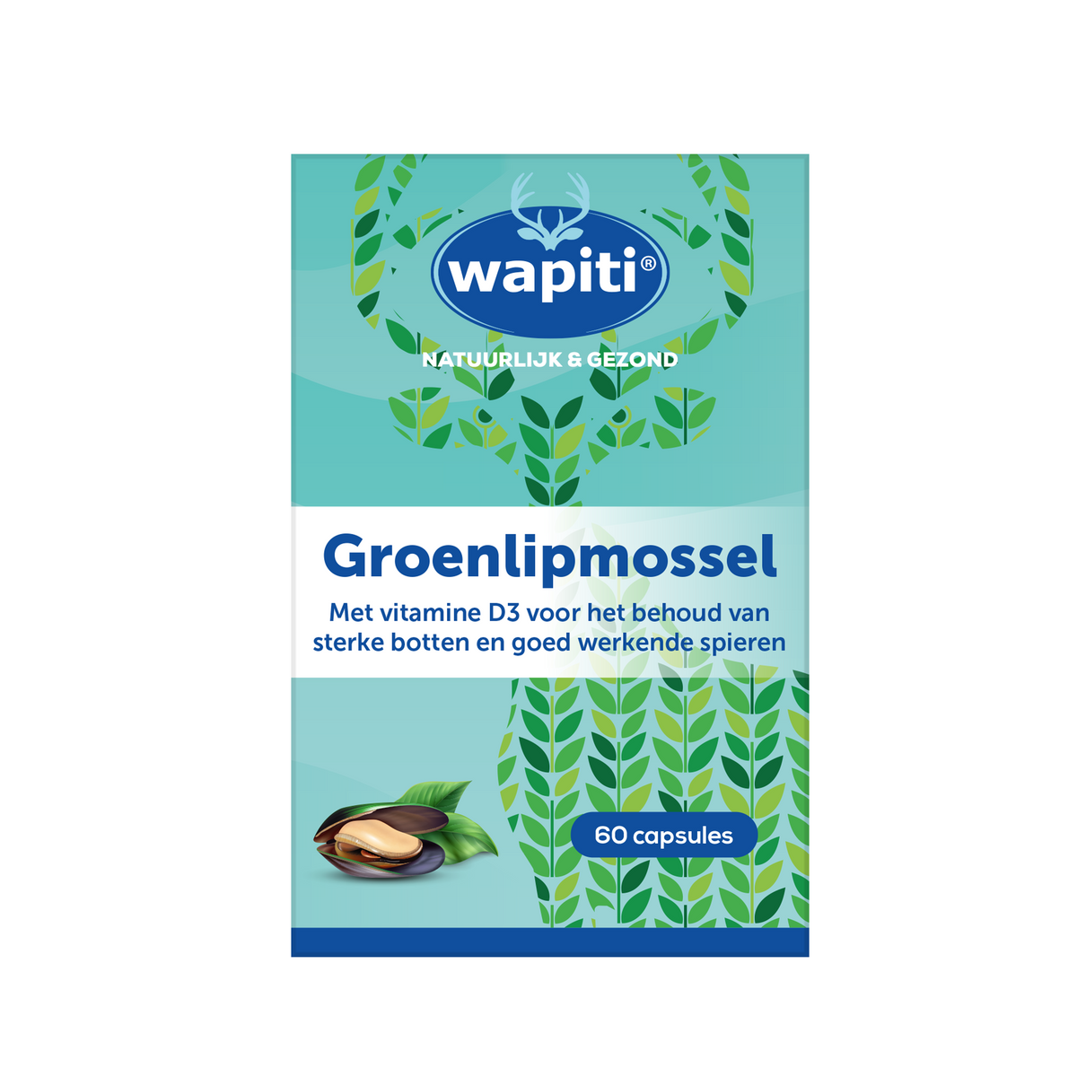 Wapiti Groenlipmossel extract 60.00 Capsules