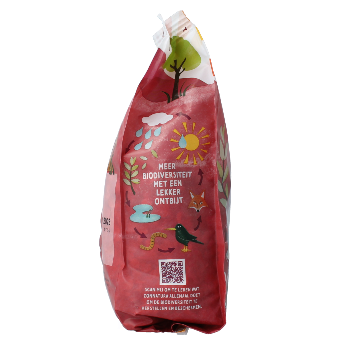 Zonnatura Muesli rood fruit bio 375.00 Gram