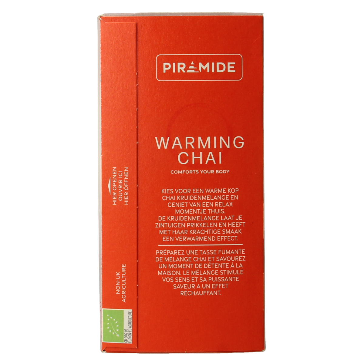 Piramide Warming chai bio 20.00 Zakjes