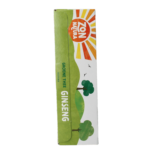 Zonnatura Green tea ginseng bio 20.00 Zakjes
