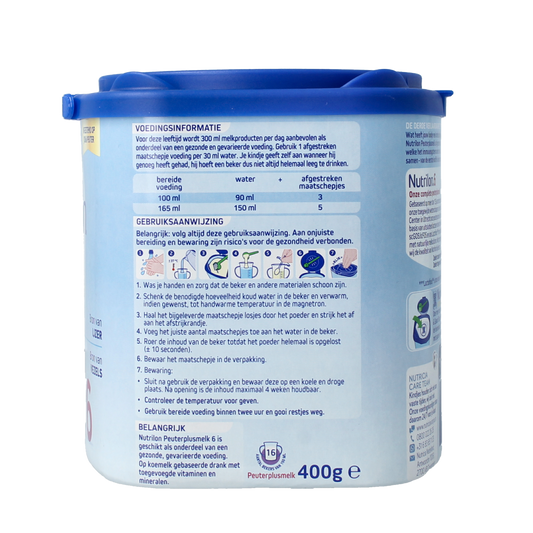 Nutrilon 6 Peutermelkplus melk poeder 400.00 Gram