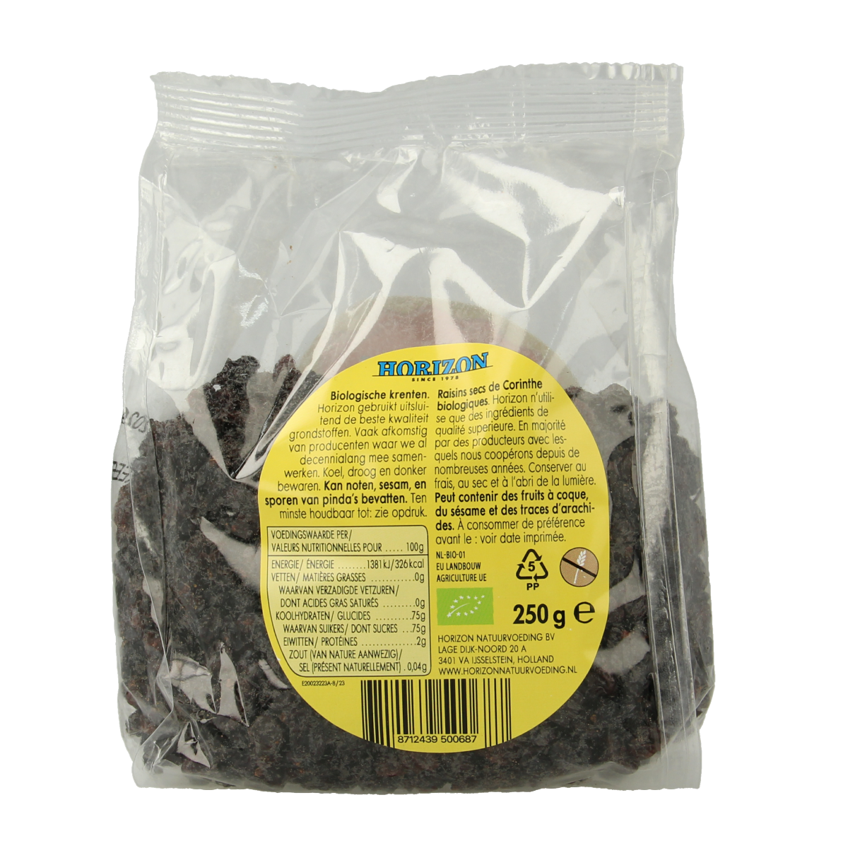 Horizon Krenten bio 250.00 Gram