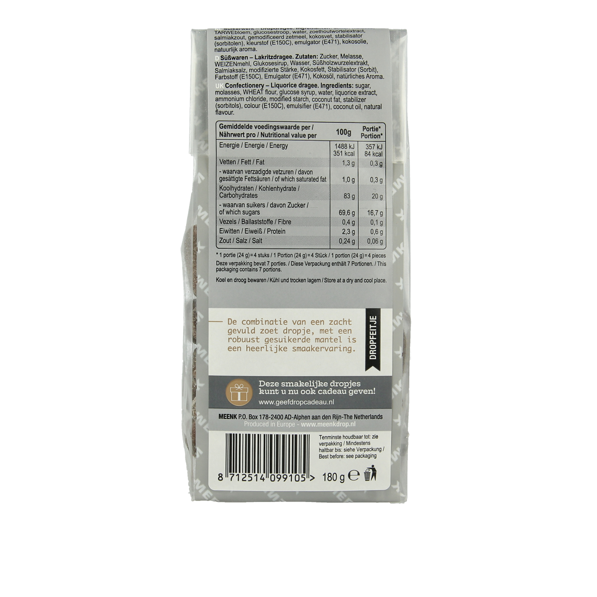 Meenk Droptruffels 180.00 Gram