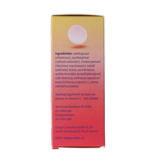 Roter Cranberry vitamine C & echinacea duopack 20.00 Bruistabletten