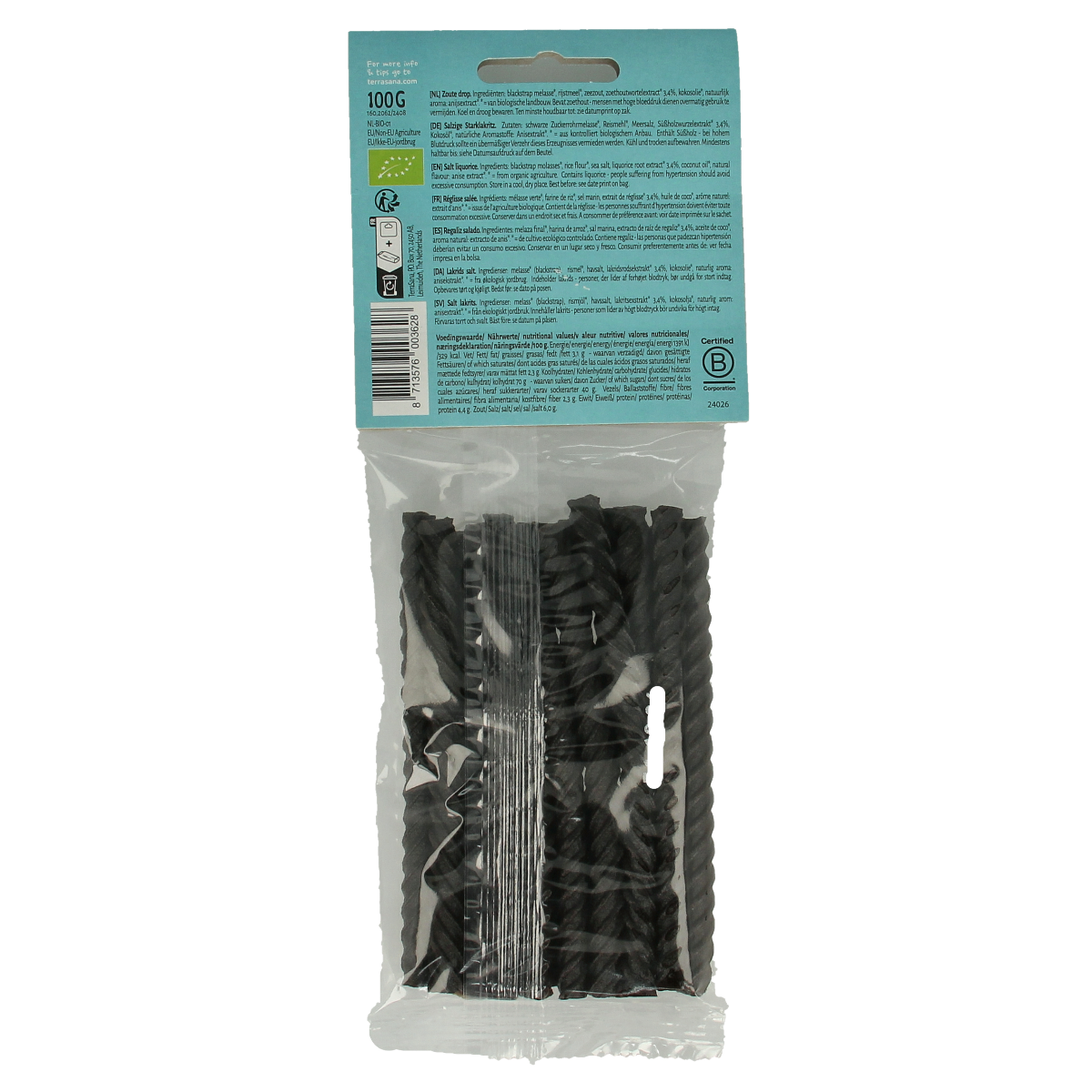 TerraSana Zoute drop kabels twist bio 100.00 Gram