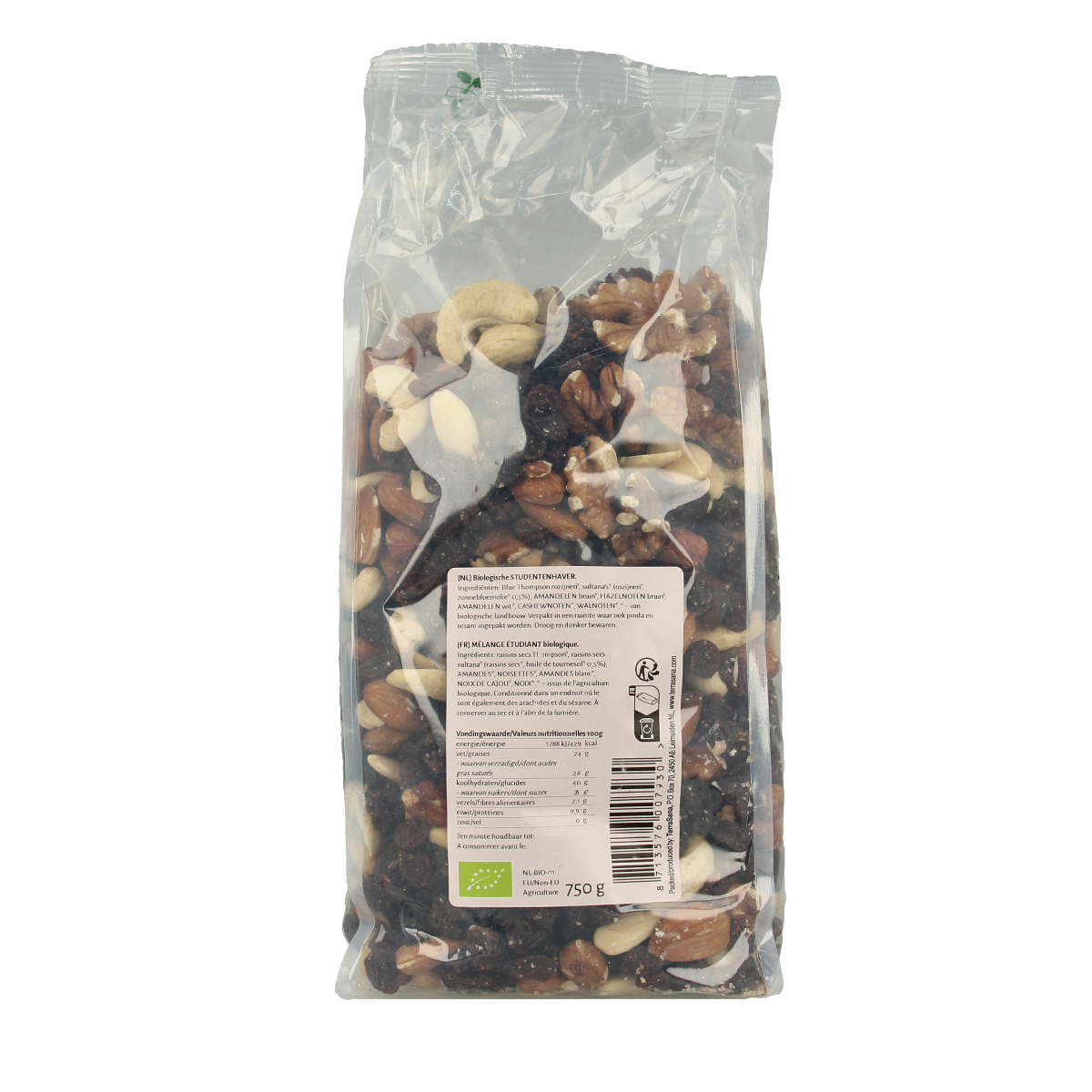 TerraSana Studentenhaver bio 750.00 Gram