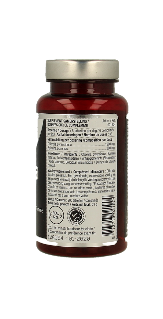 Lucovitaal Chlorella spirulina 200.00 Tabletten