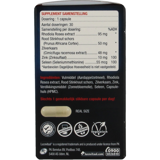 Lucovitaal Prostaat potentie en urinewegen 30.00 Capsules