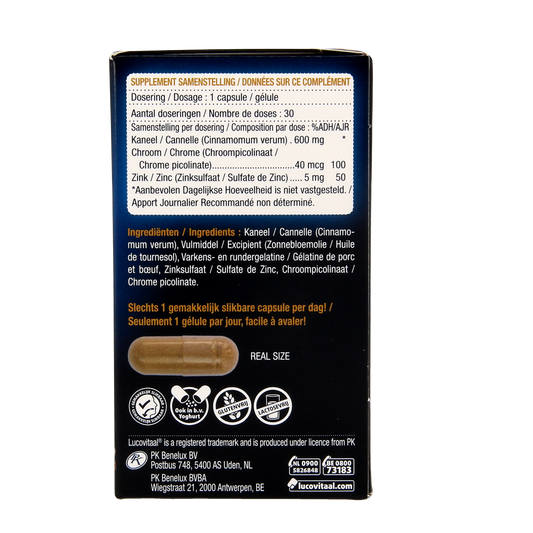 Lucovitaal Bloedsuikerspiegel 30.00 Capsules