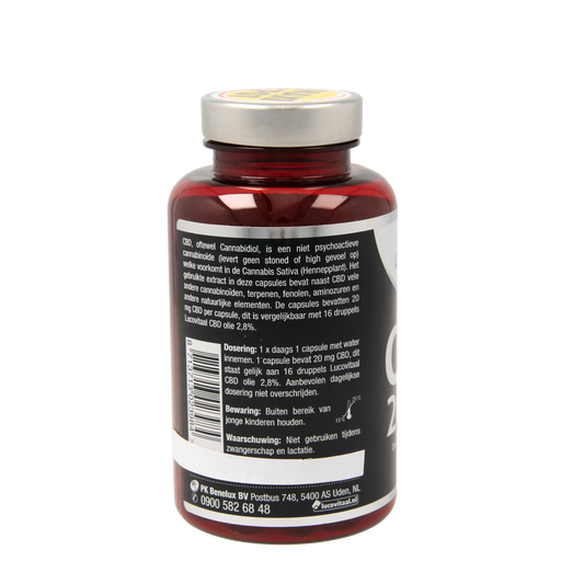 Lucovitaal Cannabidiol CBD 20mg 90.00 Capsules