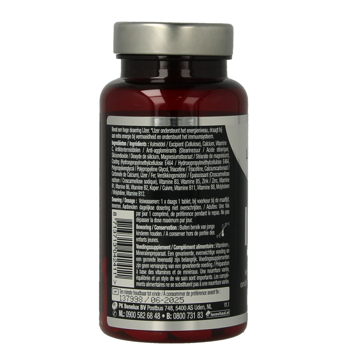 Lucovitaal Sterk ijzer complex 60.00 Tabletten