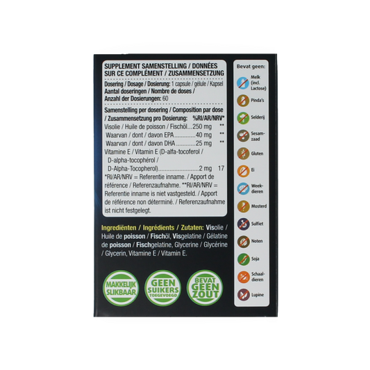 Lucovitaal Visolie omega 3 mini 60.00 Softgels