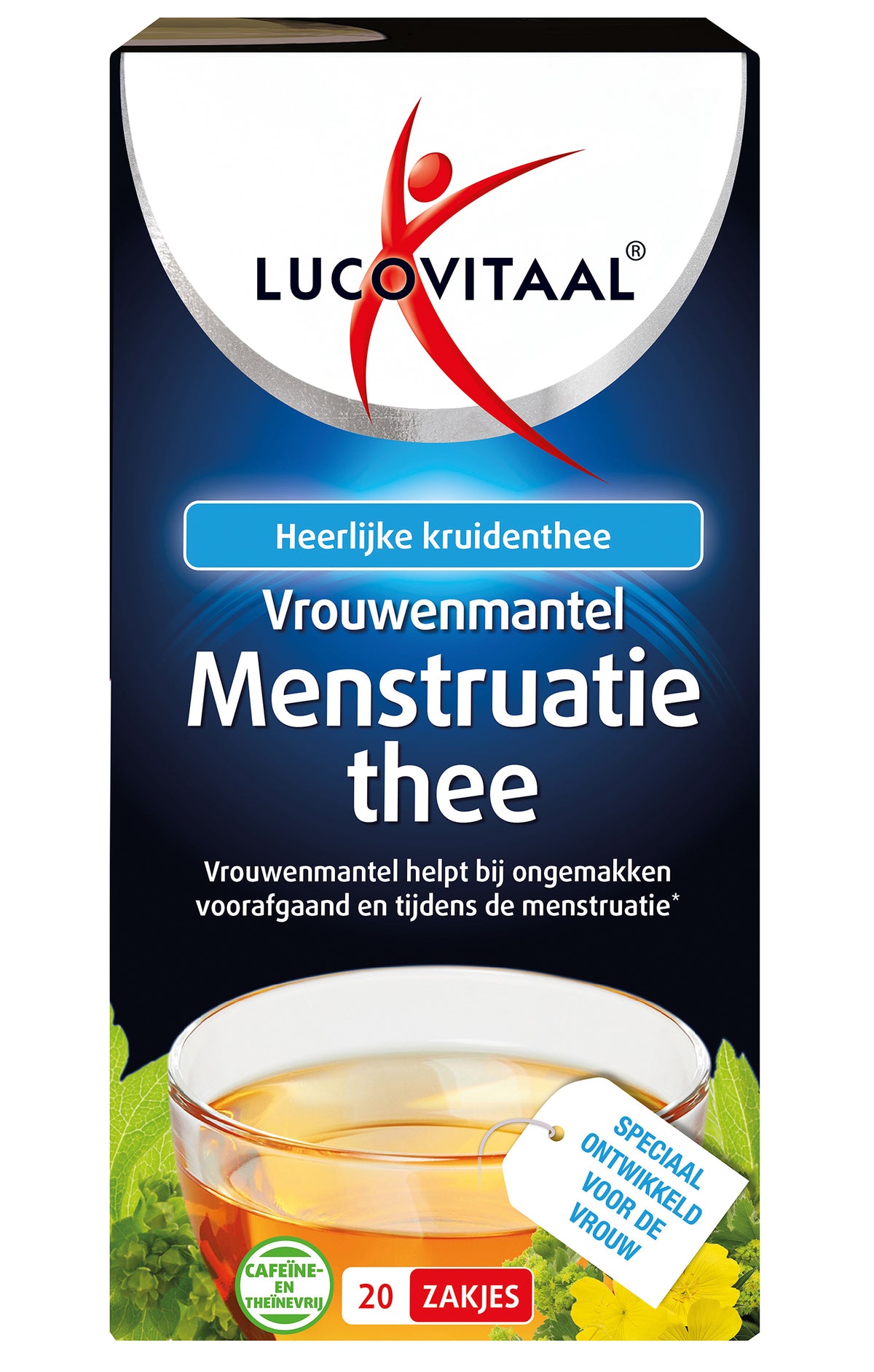 Lucovitaal Menstruatie vrouwenmantel thee 20.00 Zakjes