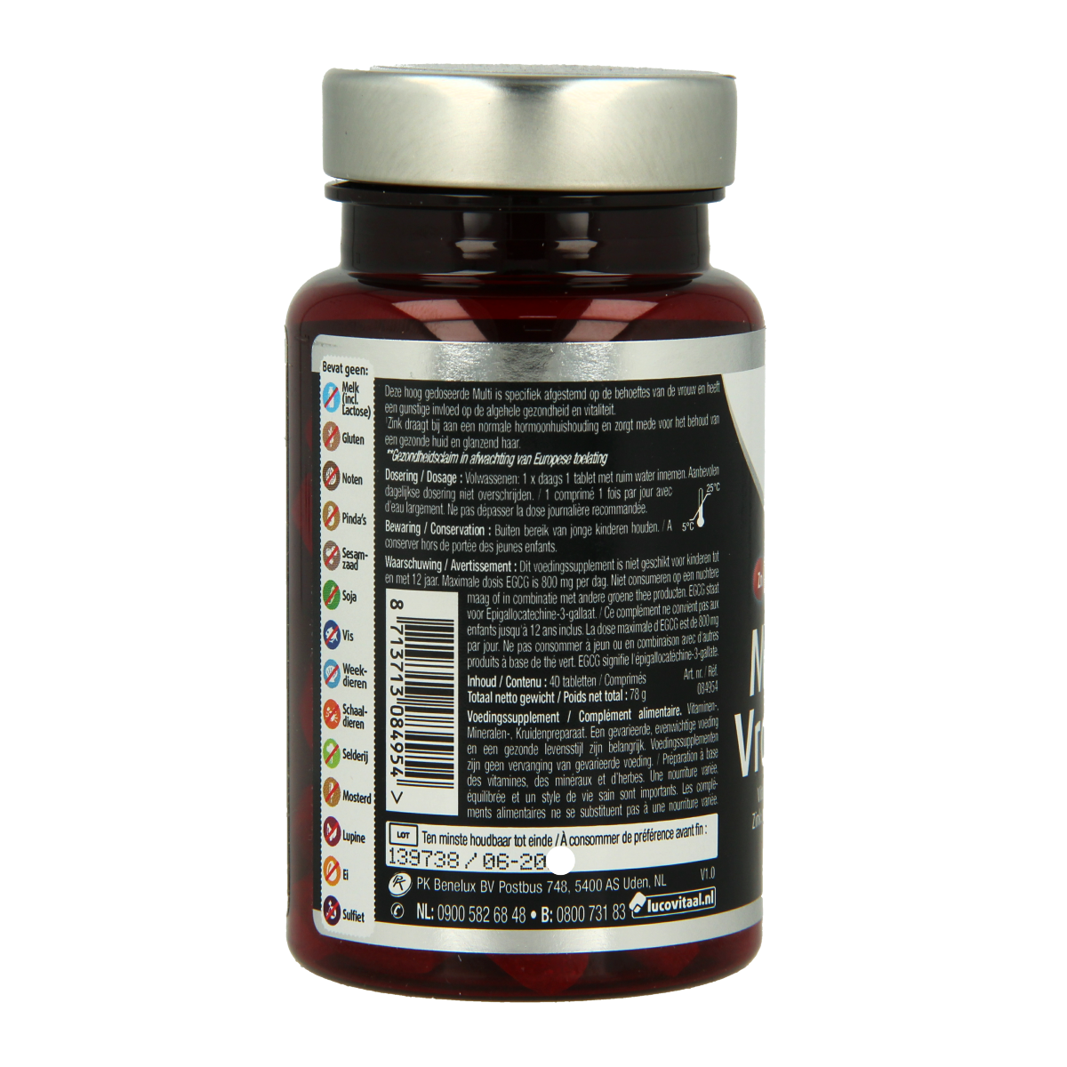 Lucovitaal Multi compleet vrouw 50+ 40.00 Tabletten