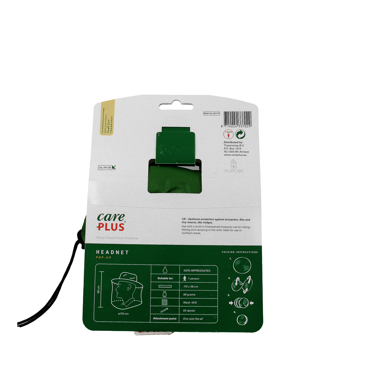 Care Plus Headnet pop-up 1.00 Stuks