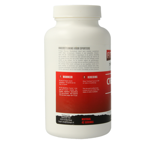 Fitshape Creatine monohydraat 125.00 Gram