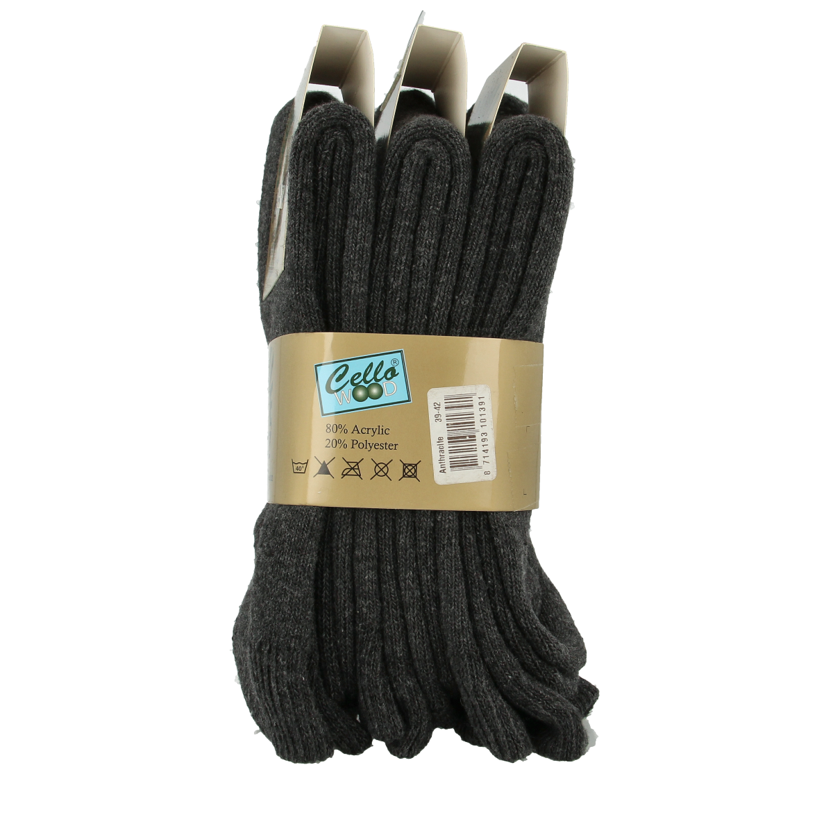 Naproz Thermo sokken grijs maat 39-42 3.00 Paar