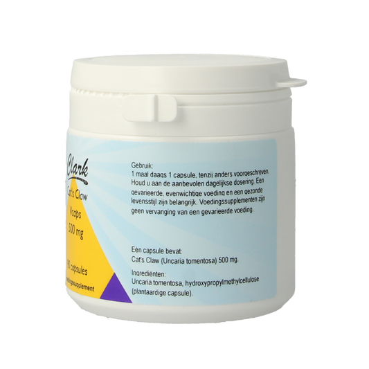 Clark Cat's claw 500mg 90.00 Vegetarische capsules