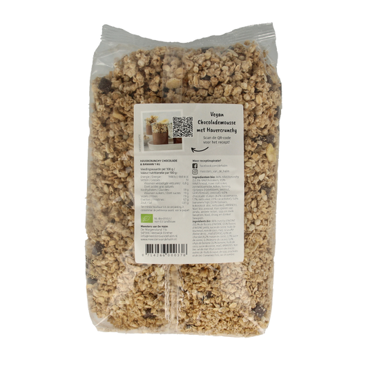 De Halm Crunchy havergranola chocolade/banaan bio 1 Kilogram