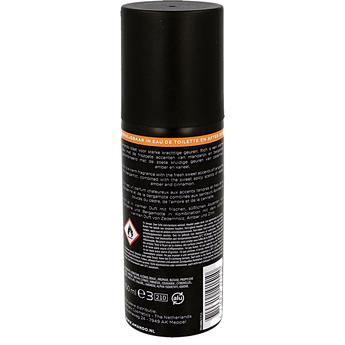 Amando Deodorant spray rich 150.00 Milliliter