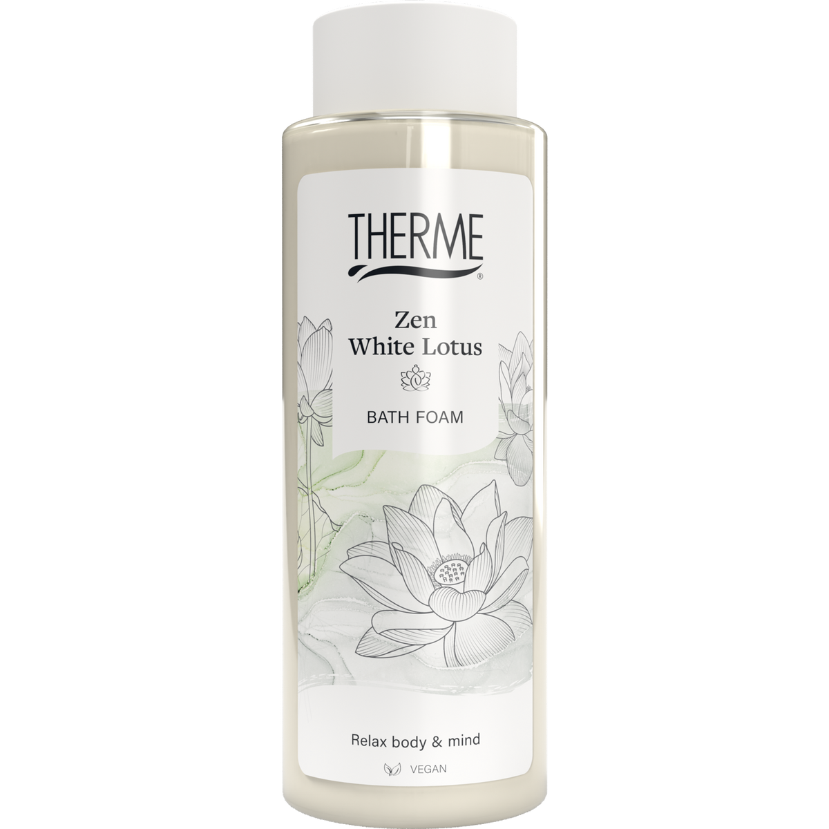 Therme Zen white lotus relaxing bath foam 500.00 Milliliter
