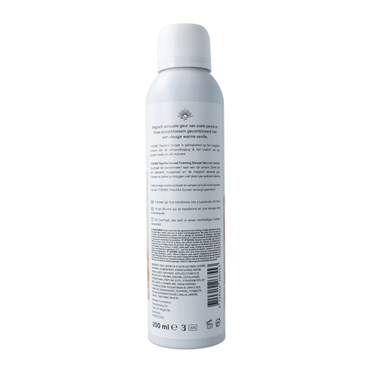 Therme Peachful sunset foaming shower gel 200 Milliliter