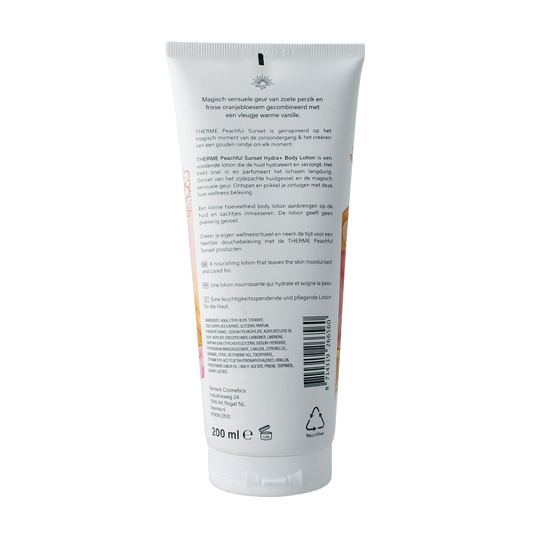 Therme Peachful sunset hydra+ body lotion 200 Milliliter