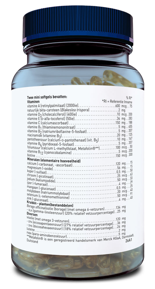 Orthica Multi Tiener 60.00 Softgels