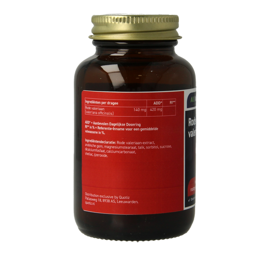 All Natural Rode valeriaan 100.00 Dragees