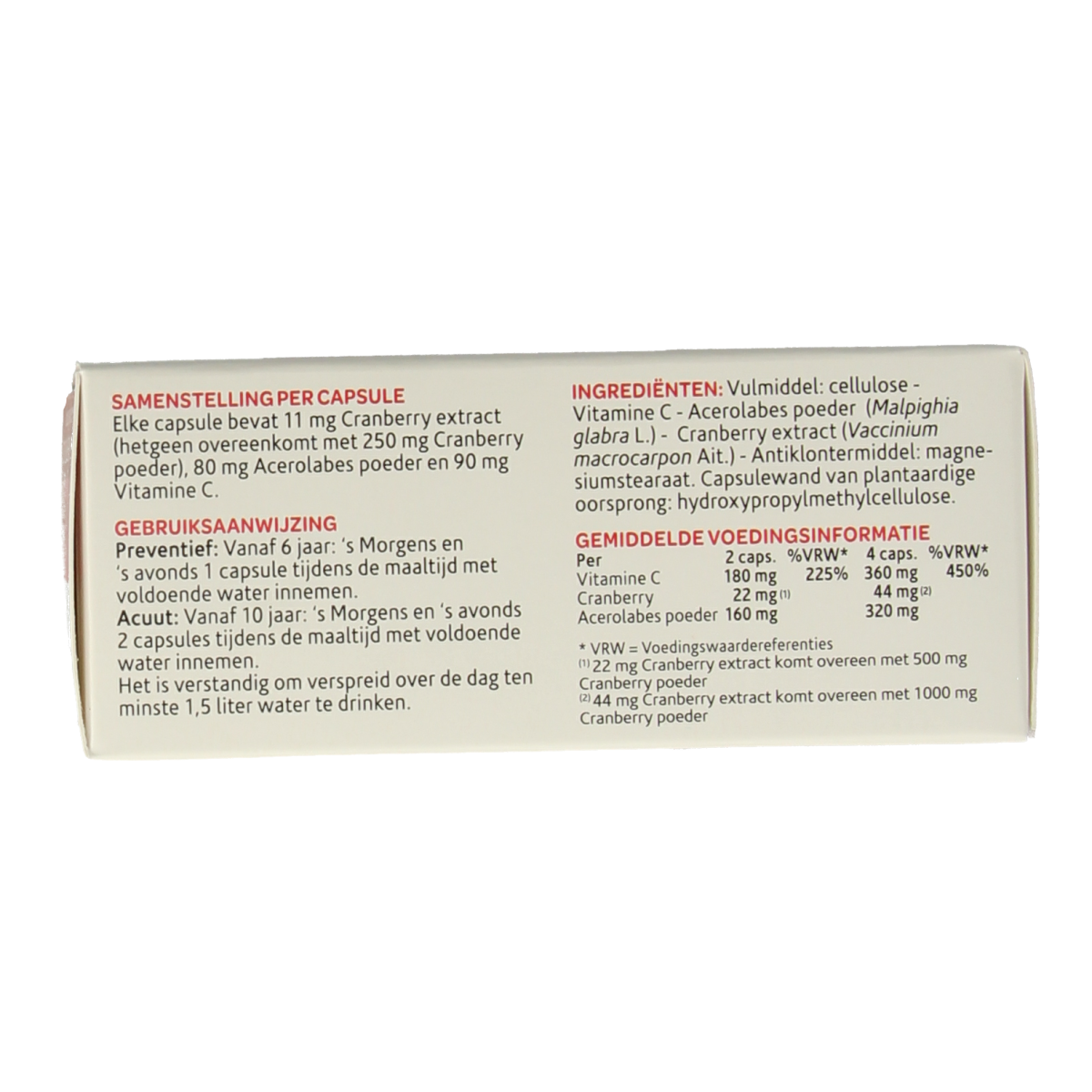 Cranberola Cranberry capsules 60.00 Capsules