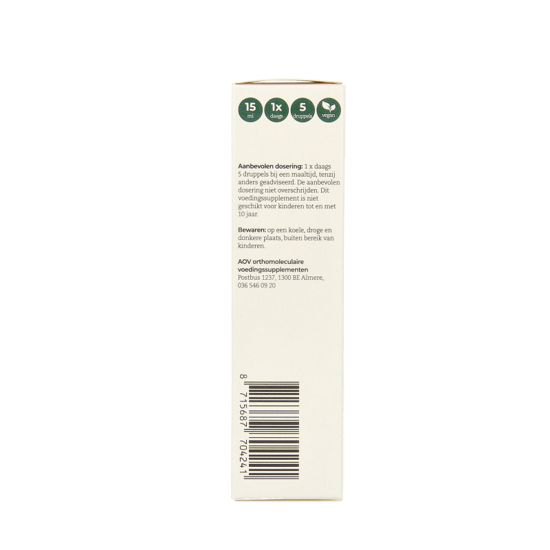 AOV 424 Vitamine D3 25mcg vegan 15 Milliliter