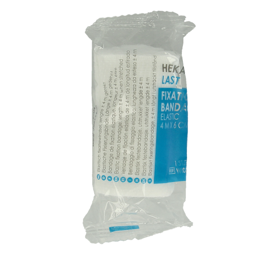 Hekalast Elastisch windsel 4m x 6cm 1.00 Stuks