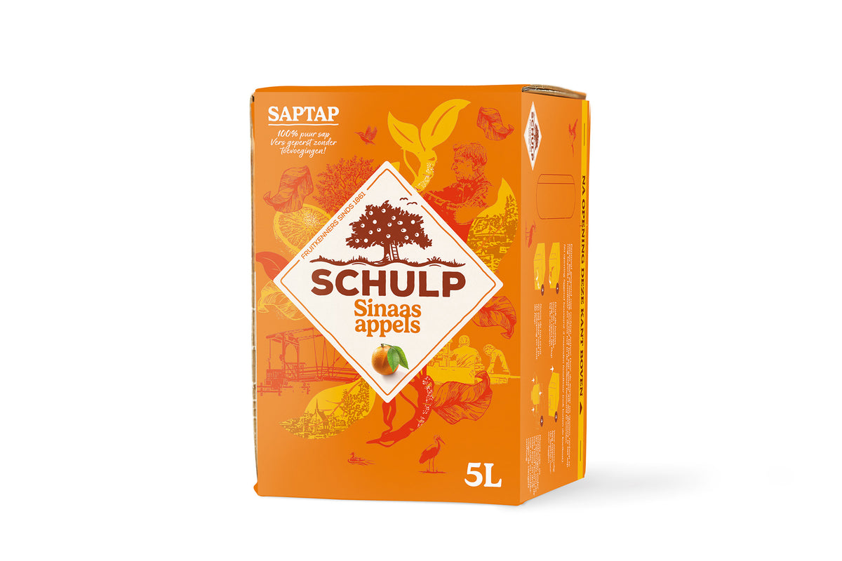 Schulp Saptap sinaasappelsap 5.00 Liter