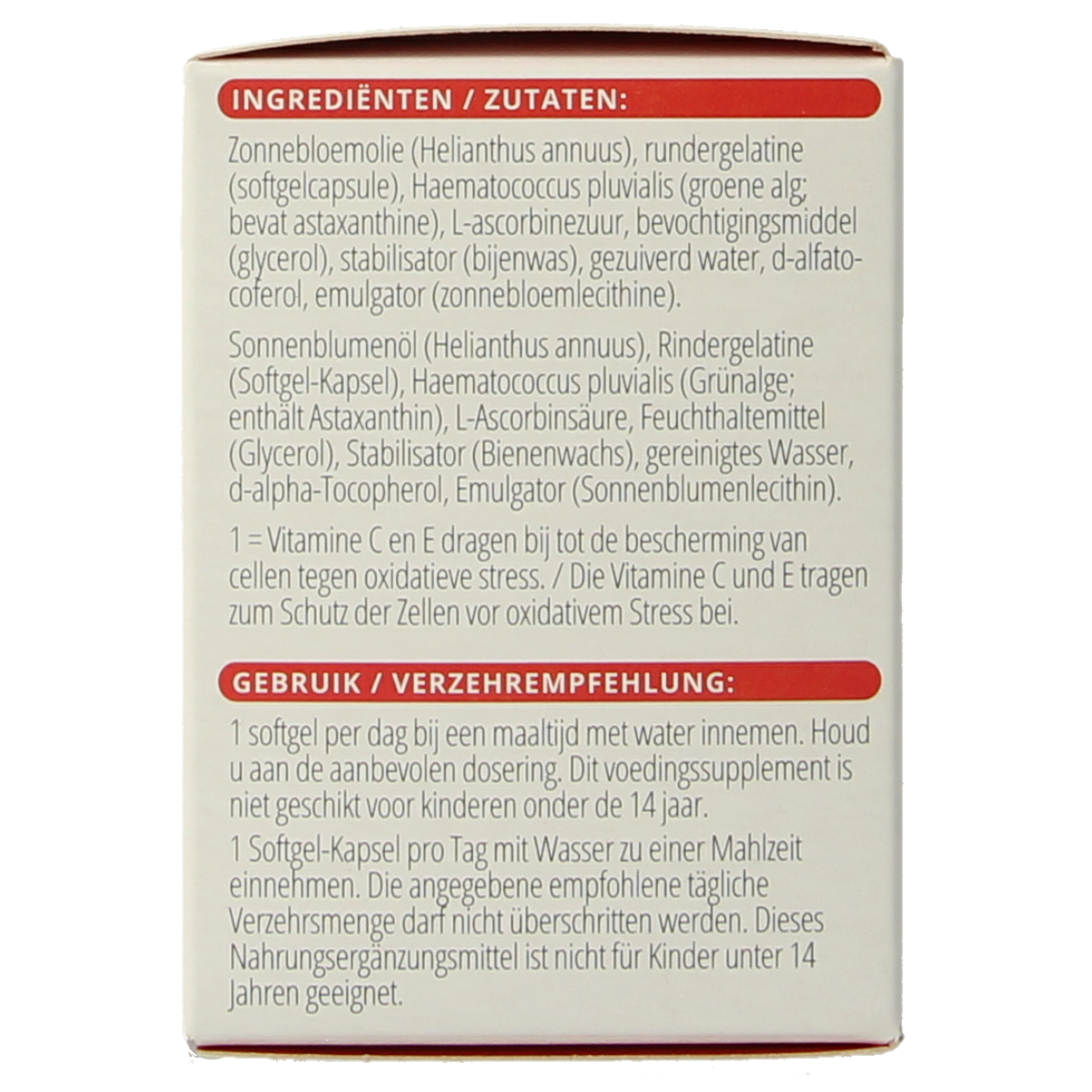 Vitals Astamax 6 mg 60.00 Softgels