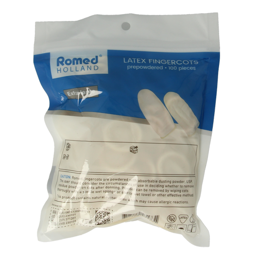 Romed Vingercondooms latex XL 100.00 Stuks