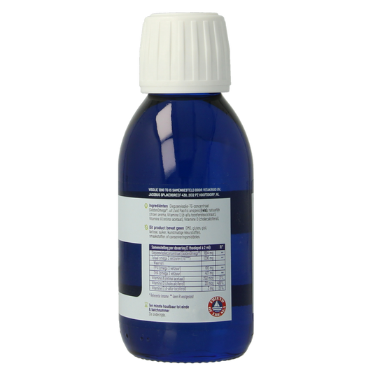 Vitakruid Visolie 1200 Vloeibaar Triglyceriden met A, D & E 125.00 Milliliter