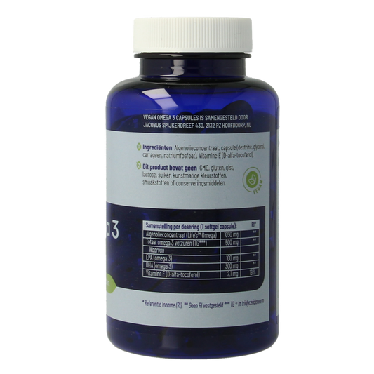 Vitakruid Vegan omega 3 1000 triglyceriden 300 DHA 100 EPA 90.00 Softgels