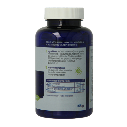 Vitakruid Vegan Collageen Builder met VeCollal 90.00 Tabletten