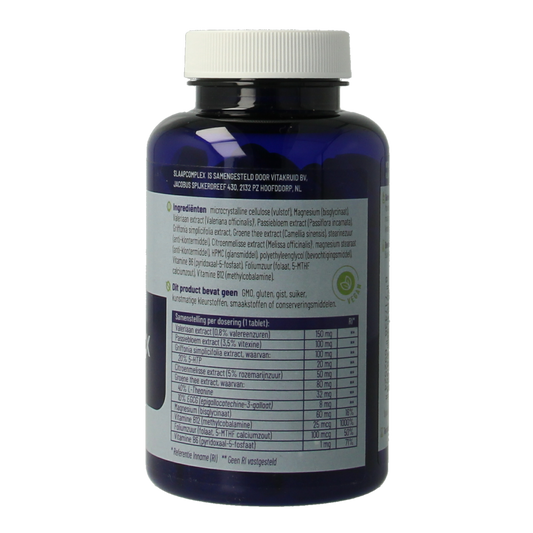 Vitakruid SlaapComplex oa Valeriaan Magnesium Bisglycinaat 90.00 Tabletten