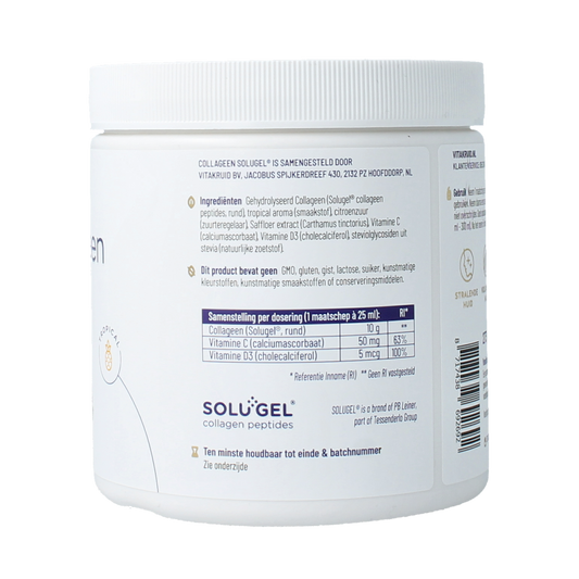 Vitakruid Collageen Solugel poeder met vitamine C & D Tropic 273.00 Gram