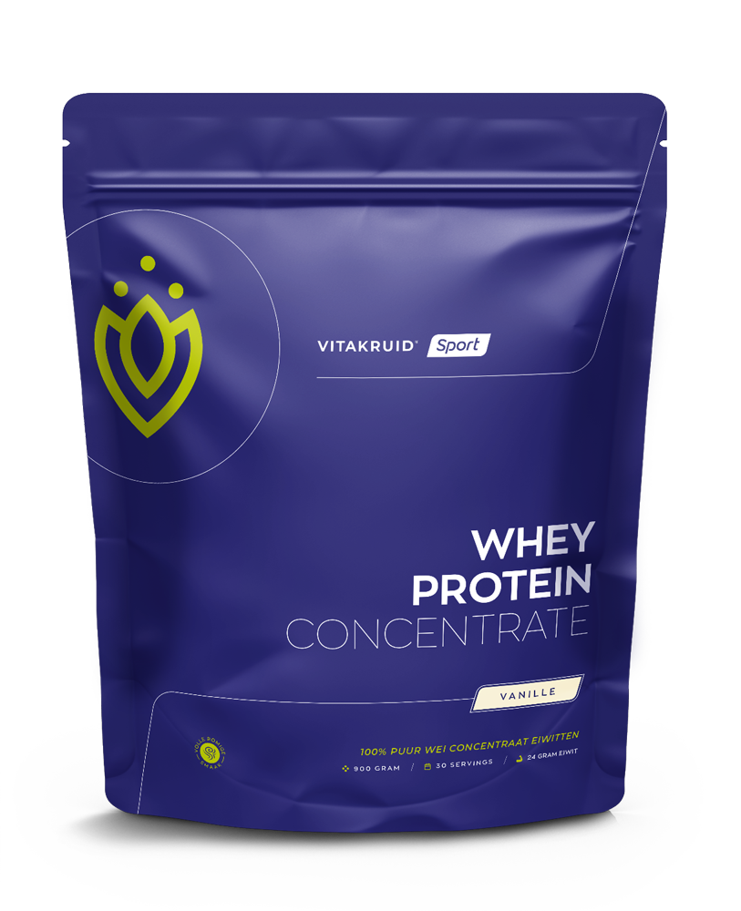 Vitakruid Whey protein concentrate vanille 900.00 Gram