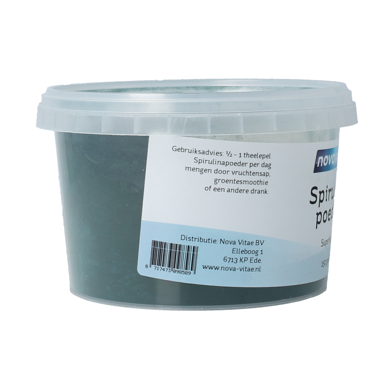 Nova Vitae Spirulina poeder 150.00 Gram